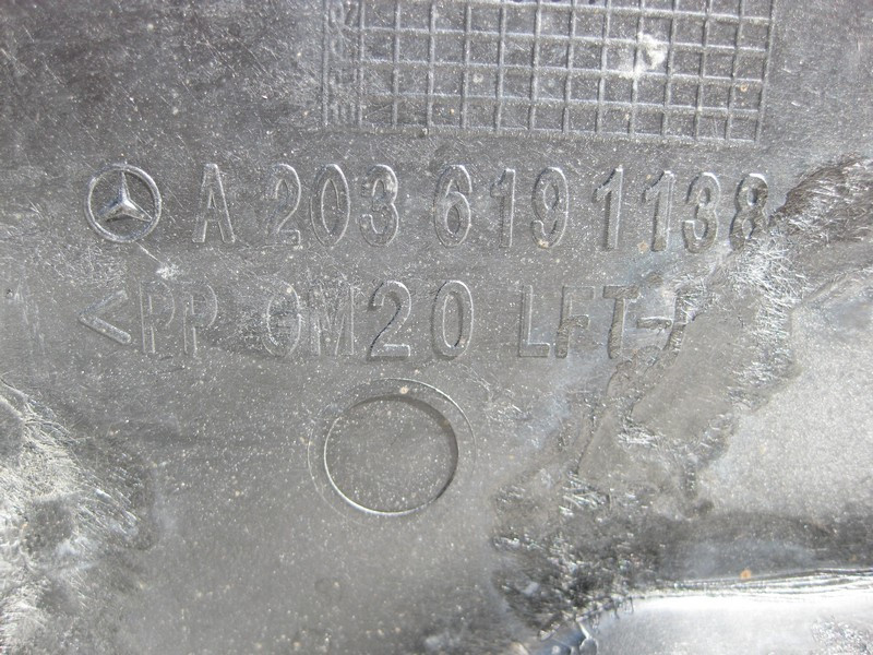 Mercedes-Benz  A2036191138 Захист днища бічний лівий C-Class W203 CLK C209 Одеса - фото 3