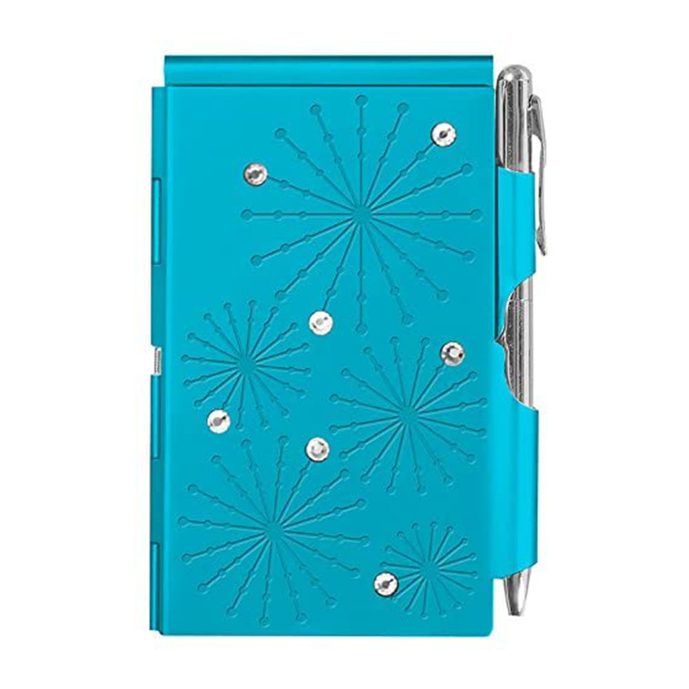 Карманный блокнот с ручкой Troika Glitz Bright Blue Ровно - изображение 1