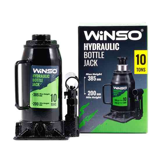 Домкрат гідравлічний пляшковий Winso 10т 200-385мм Львів