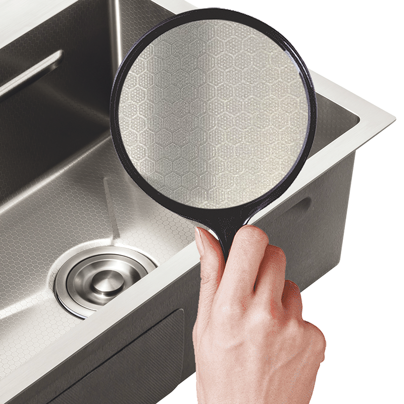 Мийка з нержавіючої сталі MIXXUS MH5050 DECOR SS COLOR (MH5050 DECOR NANO-SILVER)(3.0/0.8) колір нержавійка (MI7040) Київ - фото 3