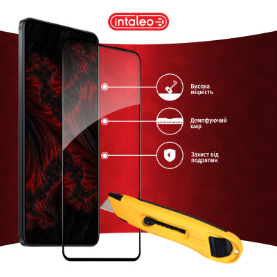 Стекло защитное Intaleo Full Glue Xiaomi 13T Pro Black (1283126582622) Винница - изображение 5