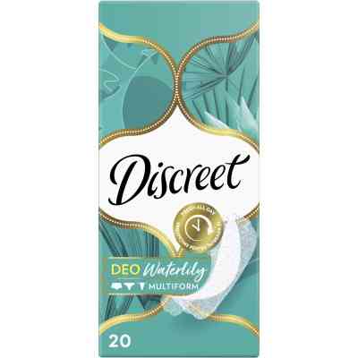 Ежедневные прокладки Discreet Deo Water Lily 20 шт. (4015400107835) Винница