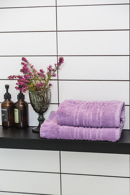 Ecotton Рушник махровий Ecotton 50х90 см високої щільності 550 г/м² бузковий Lilac 1 шт. Коломыя - изображение 4
