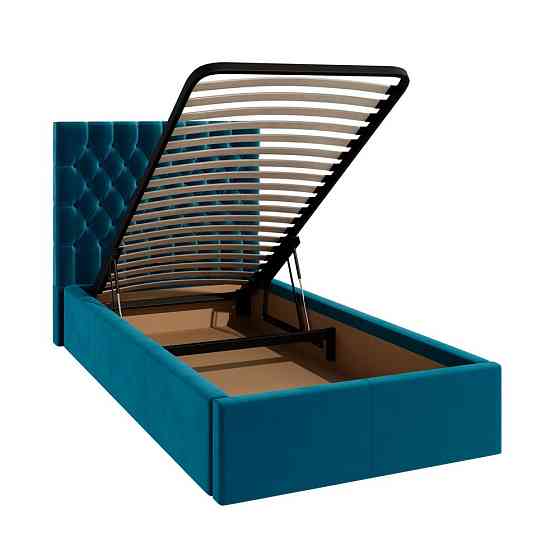 Кровать CambridgeDesign Malcolm 17 VIP с дополнительной металлической цельносварной рамой 120x200 синий Киев