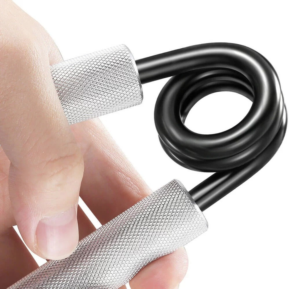 Еспандер-ножиці алюмінієвий PowerPlay 4322 (45 кг) Hand Grip Срібний Каменское - изображение 6