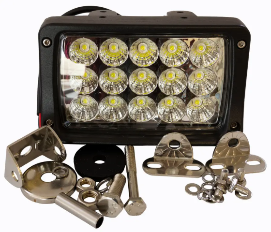 Уцінка: Додаткова LED фара AUTOJARE 45W (6050 Lm, 12-24V) — Робоче світло для спецтехніки Київ