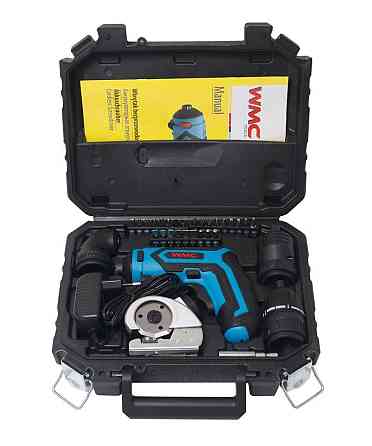 Шуруповерт акумуляторний з набором біт і аксесуарів 36пр (4V, 1.5Ah, 4Nm), в кейсі Одеса