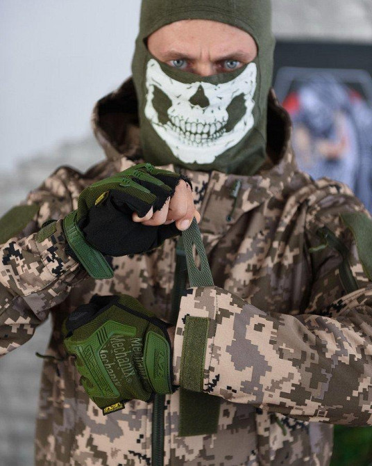 Тактическая курточка софтшел пиксель мужская ВСУ M Одесса - изображение 13