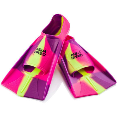 Ласти Aqua Speed Training Fins 137-93 7930 рожевий, фіолетовий, жовтий 31-32 (5908217679307) Вінниця - фото 1