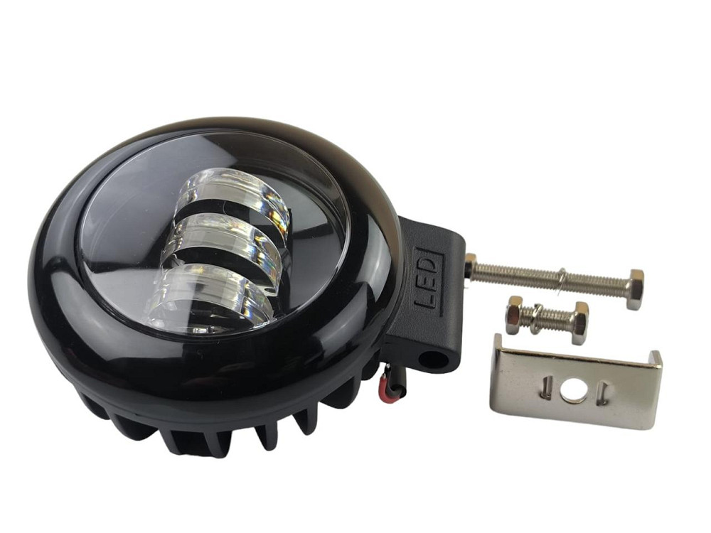 Фара ближнего света (3 led, дополнительная с крепежом, круглая) светодиодная Мукачево - изображение 1