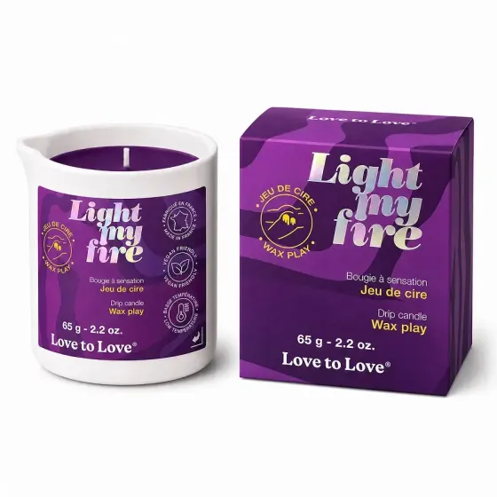 БДСМ-свеча низкотемпературная Love To Love LIGHT MY FIRE - WAX PLAY 65 г Львов