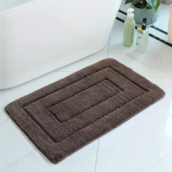 Коврик для ванной комнаты Lovely Svi прорезиненный - 50 x 80 см Коричневый Киев - изображение 1