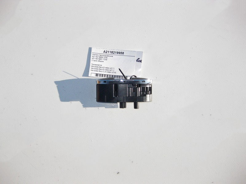 Mercedes-Benz  A2118219958 7C45 Кнопка склопідйомника пасажира з хром ободом E-Class W211 CLS C219 Одеса - фото 2