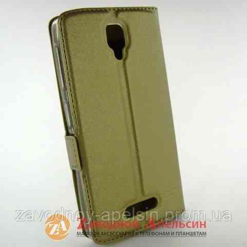 Чехол книжка Lenovo A1000 Smart Case gold Одесса