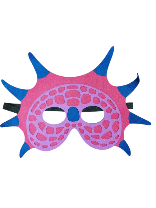 Фетровая маска динозавра детская one size разноцветный Киев - изображение 1