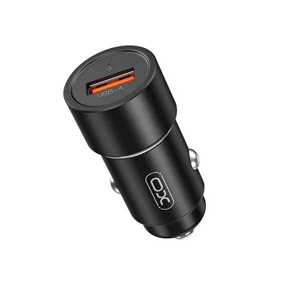 Автомобільний зарядний пристрій XO CC54 USB QC3.0 18W + Type-c кабель чорний Львів