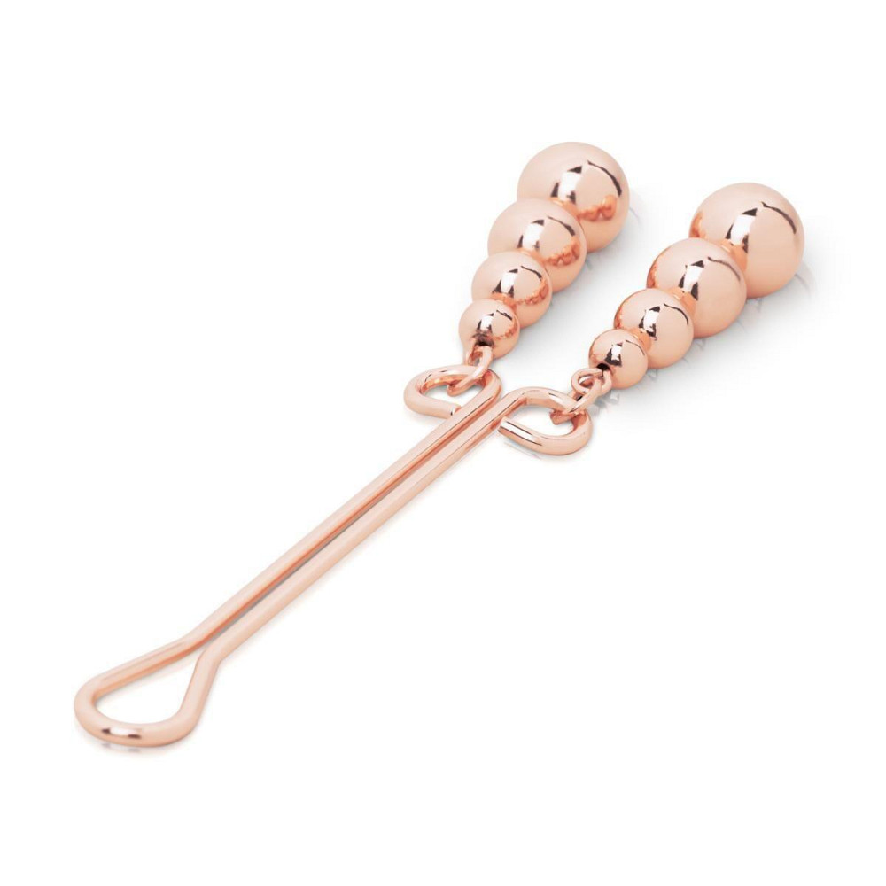 Затискач для клітора Rosy Gold - Clitoris Clamp - Subtle Weight Sex Aura Київ - фото 3
