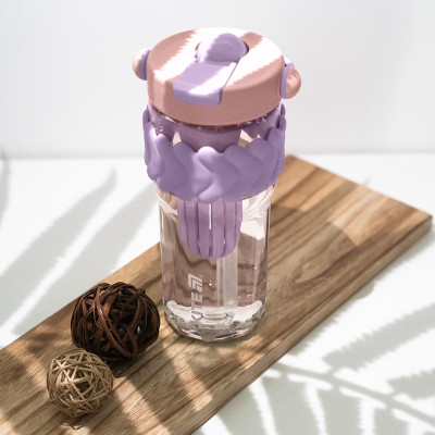 Бутылка для воды Kite 900 мл лілово-рожевий (K25-1231-2) Винница - изображение 9