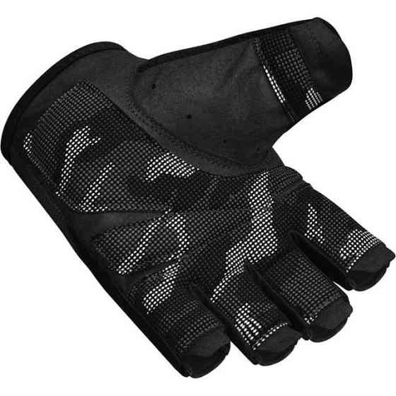 Перчатки для фітнесу RDX T2 Half Black PLUS-LX Кам'янське