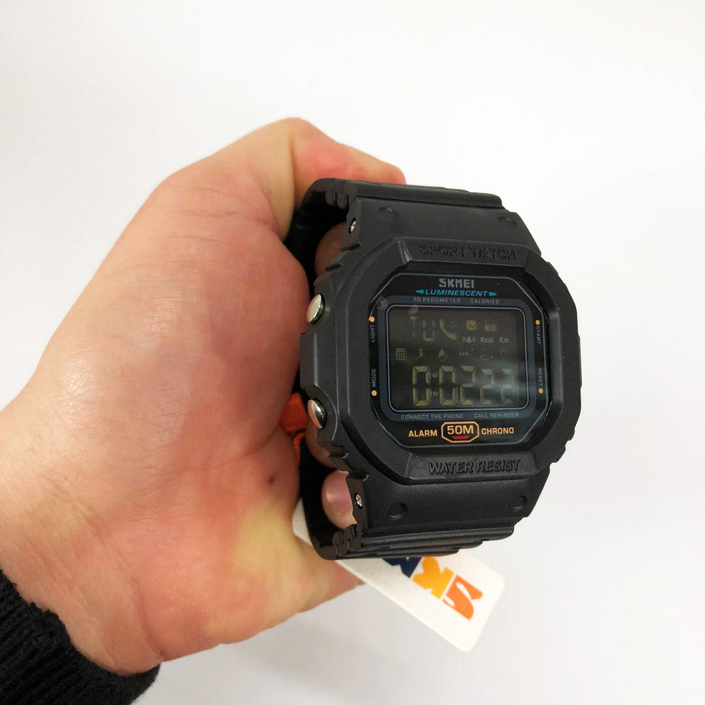 Водонепроникні годинники 50 м SKMEI 1629BK, Армійські годинники протиударні армійські скмей LE-37 Львів - фото 2