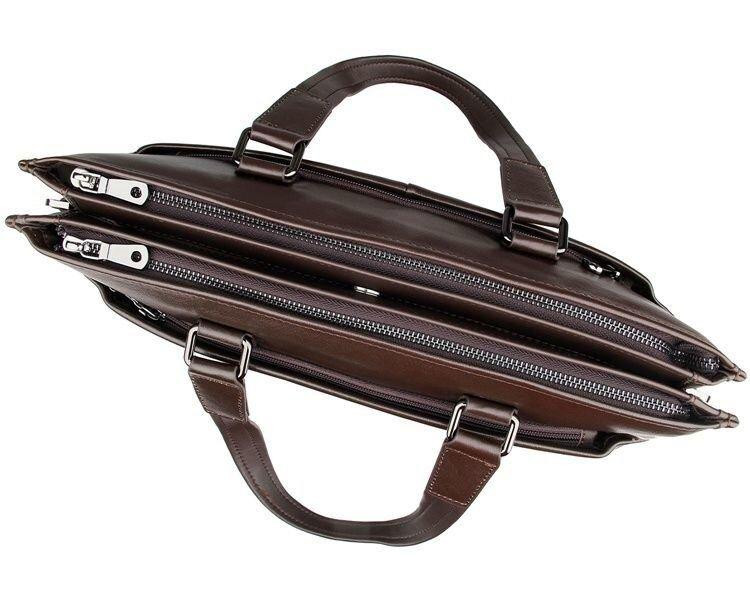 Сумка мужская Vintage 14399 Коричневая Киев - изображение 9