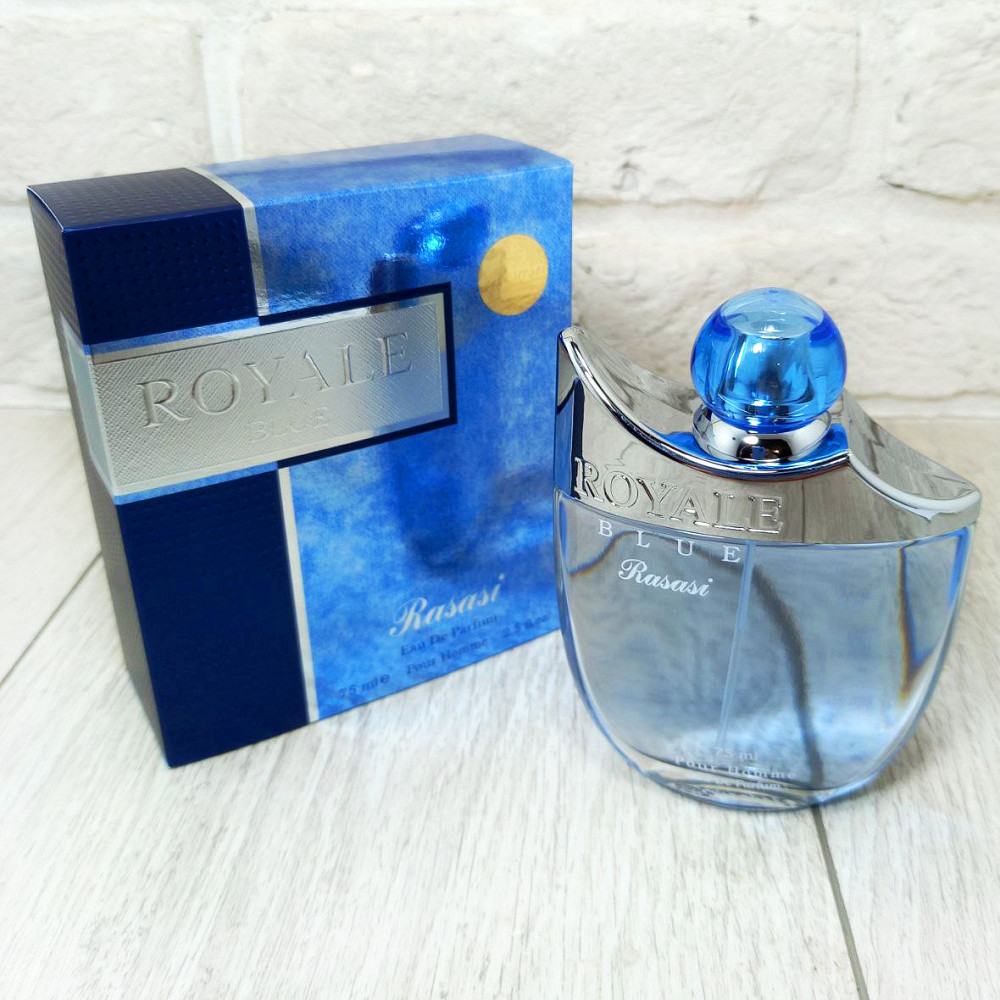 Парфюмерная вода Royale Blue 75 мл., Rasasi с нотами мандарина и мускуса Харьков - изображение 1