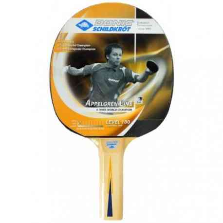 Ракетка настольный теннис Donic Applegren Level 100 Вишнёвое