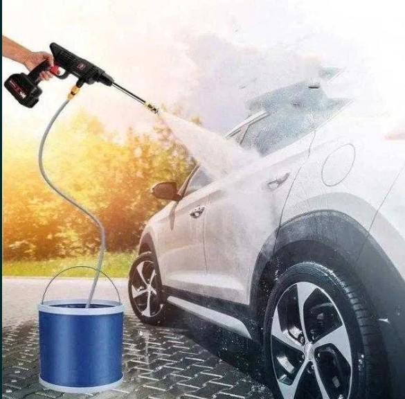 Акумуляторна мийка високого тиску 48V з кейсом. Для авто, вікон, фасадів. Потужна, портативна, з нас Київ - фото 4