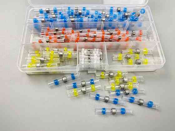 Набір паяльних з'єднувачів для проводів, термоусадочні стикові з'єднувачі, водонепроникні ізольовані Мукачево