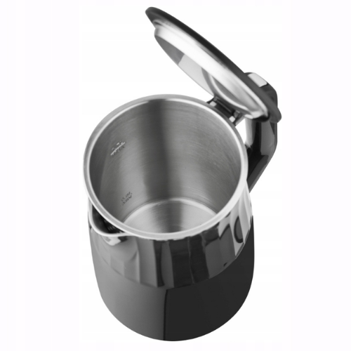 Електрочайник 1,7л нерж.сталь/пластик чорний KM1713 KAMILLE Житомир