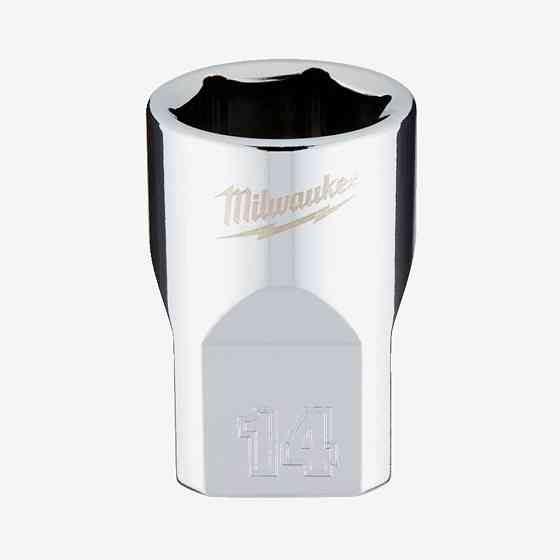 Головка хромированная метрическая 3/8'' MILWAUKEE, 14мм Одесса