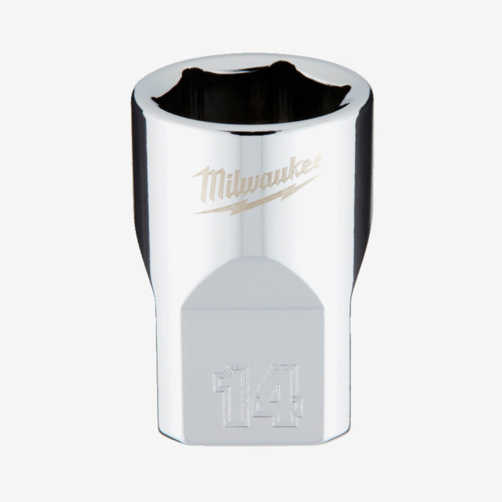 Головка хромированная метрическая 3/8'' MILWAUKEE, 14мм Одесса - изображение 1