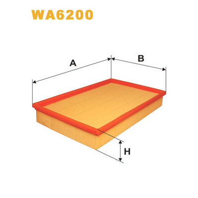 Воздушный фильтр для автомобиля Wixfiltron WA6200 Винница - изображение 1