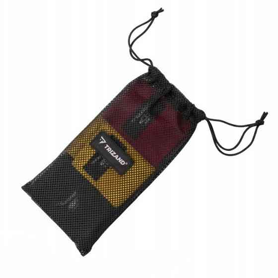 Набір еспандеров для фітнесу 3 шт 8-31 кг з чохлом Trizand (25878) Нововолинськ