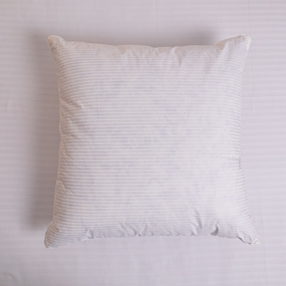 Подушка зі штучного лебединого пуху YouStar Тік смужка - пружна 40x40 см (Білий) з сумкою-чохлом Суми - фото 8