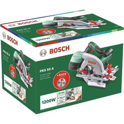 Дисковая пила Bosch KS 55 A 1200Вт, 160мм, 3.9кг (0.603.501.002) Винница - изображение 3