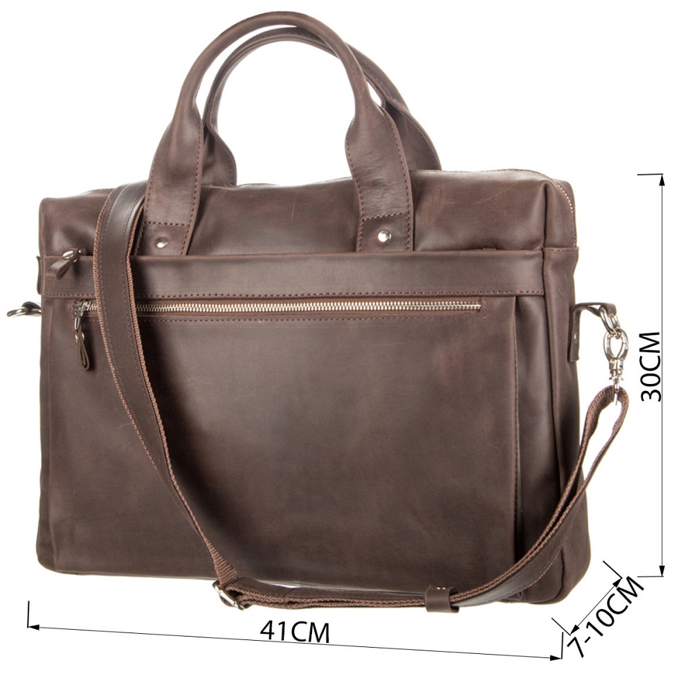 Сумка для ноутбука Коричневая (SHVIGEL) Киев - изображение 7