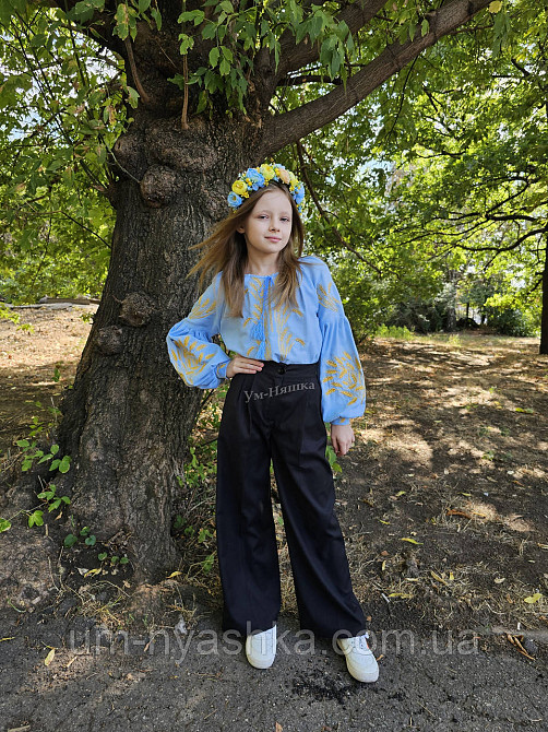 Вышиванка натуральная  для девочки с колосками Кривой Рог - изображение 3