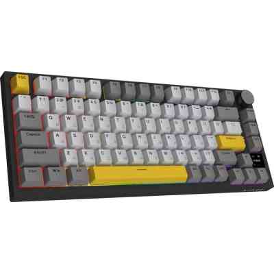 Клавіатура Ajazz AK820 Pro Flying Fish Switch Black RGB USB/Wireless/Bluetooth UA Black (AK820PRO-FF-BGY) Вінниця