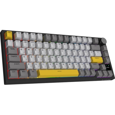 Клавіатура Ajazz AK820 Pro Flying Fish Switch Black RGB USB/Wireless/Bluetooth UA Black (AK820PRO-FF-BGY) Вінниця - фото 4