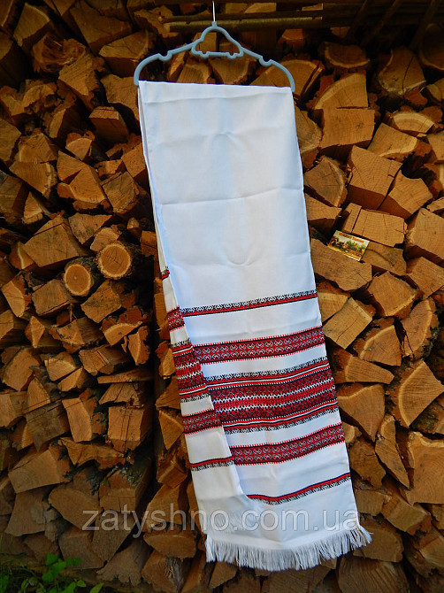 Червоний рушник вишитий Киев - изображение 5