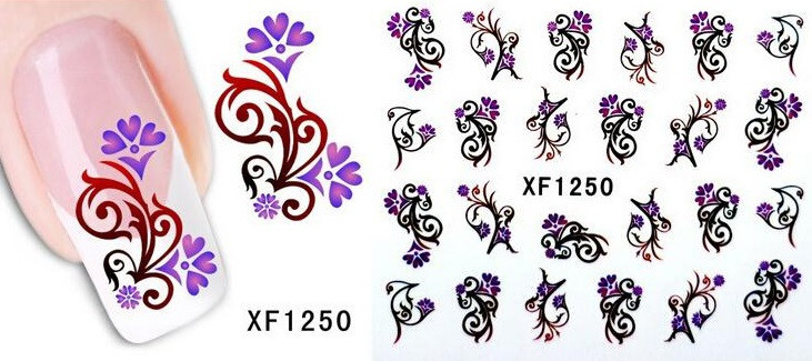 Наклейки на ногти - размер стикера 6*5см, инструкция по применению есть в описании товара Киев - изображение 1