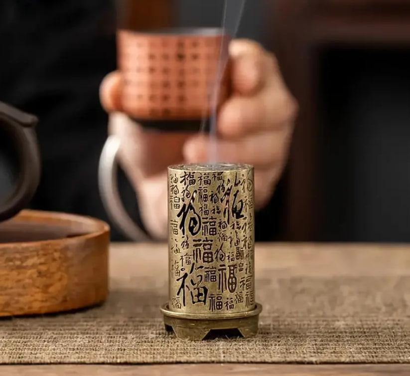 Изящный вертикальный держатель для благовоний. Мини-курильница 6,2 см Киев - изображение 3