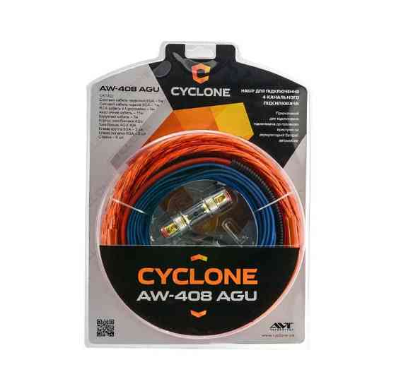 Набір для підключення підсилювача 4-канального CYCLONE AW-408 AGU Вінниця