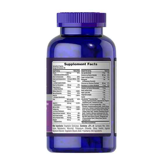 Вітаміни та мінерали для жінок Puritan's Pride Ultra Woman Daily Multi Timed Release with Zinc 180 капс Київ