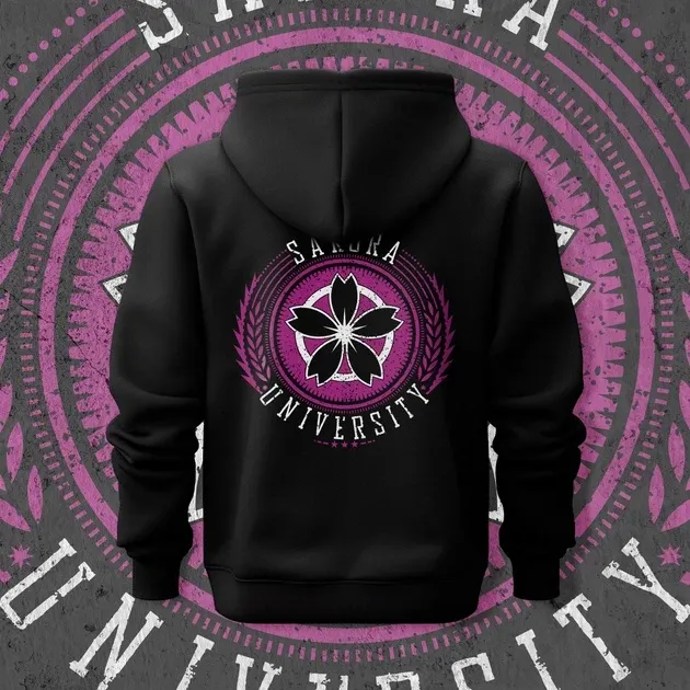 Худи мужское с принтом Наруто Sakura Univesity Размер 48 Anime1193 Днепр - изображение 1