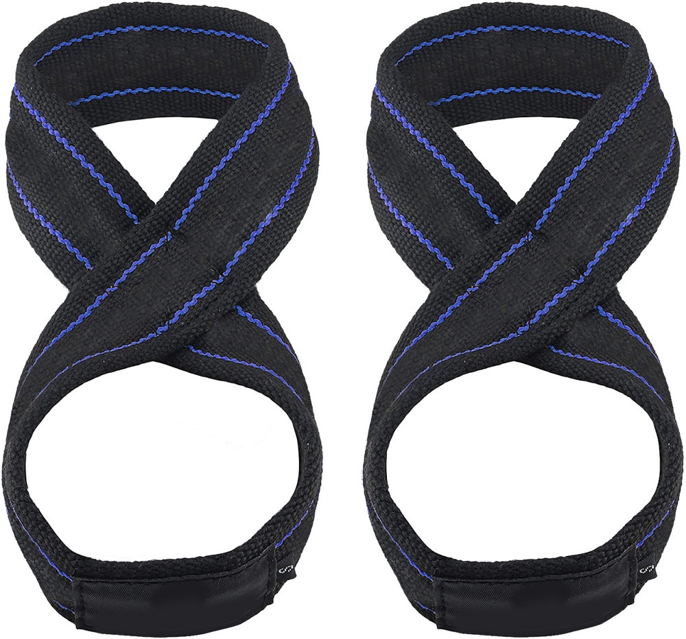 Лямки для тяги (вісмірка) Power System PS-3405 Figure 8 Black/Blue S/M Луцьк - фото 3