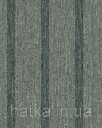 Обои виниловые на флизелине Marburg 31826 New modern полосы широкие узкие зеленые хаки Киев