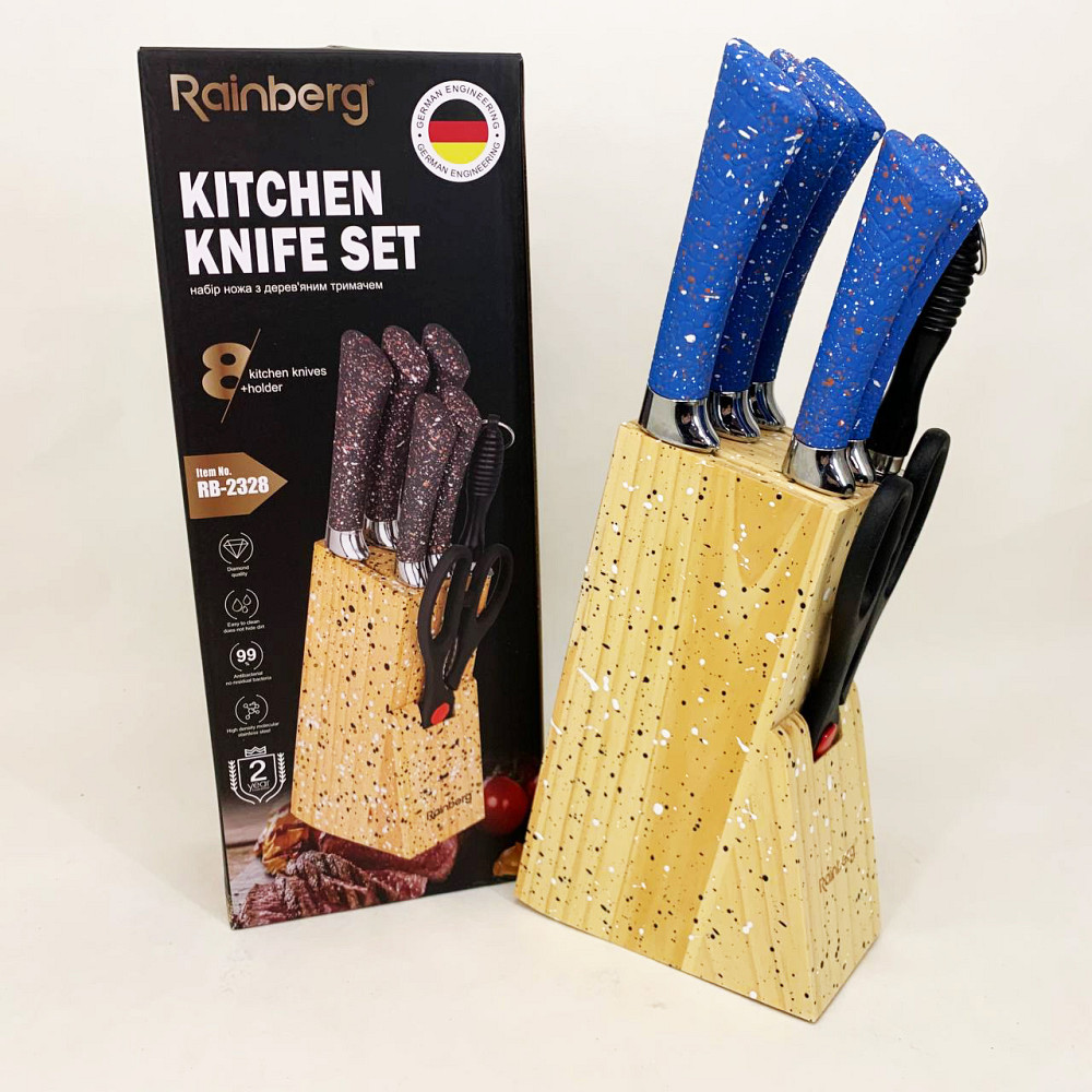 Набір кухонних ножів для кухарів, Комплект гострих ножів для кухні, Нержавіючий кухонний ніж GY-97 Івано-Франківськ - фото 3