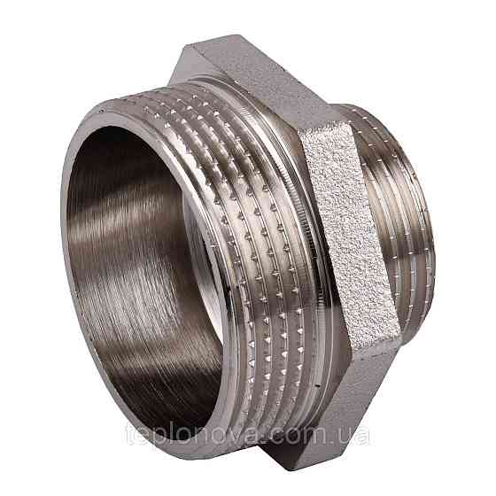 Ніпель редукційний 1 1/2"х1 НН нікельований NN752S OPTIMUM Чернівці